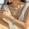 Nautical Sea Star Jewelry Collection With Layered Chain And Shell Accents For Womens Chic Look