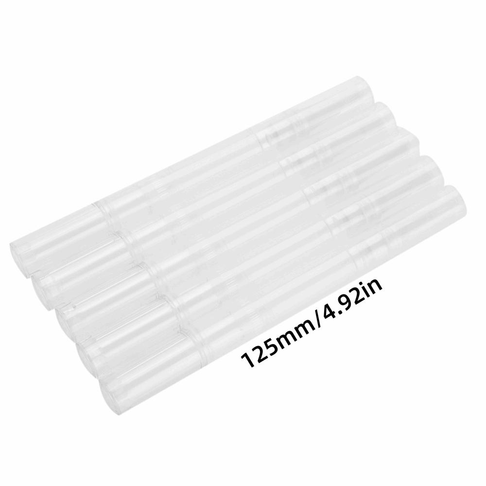 5pcs Built-in Brush Tip Nail Polish Applicator Brush Ideal For Salon And Daily DIY Use