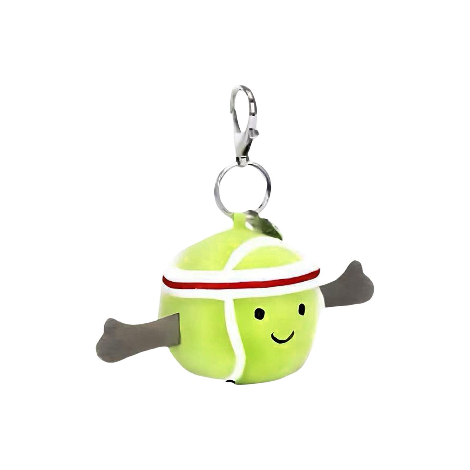 

Супер милый и очаровательный высококачественный плюшевый брелок с различными формами One Size жёлтый