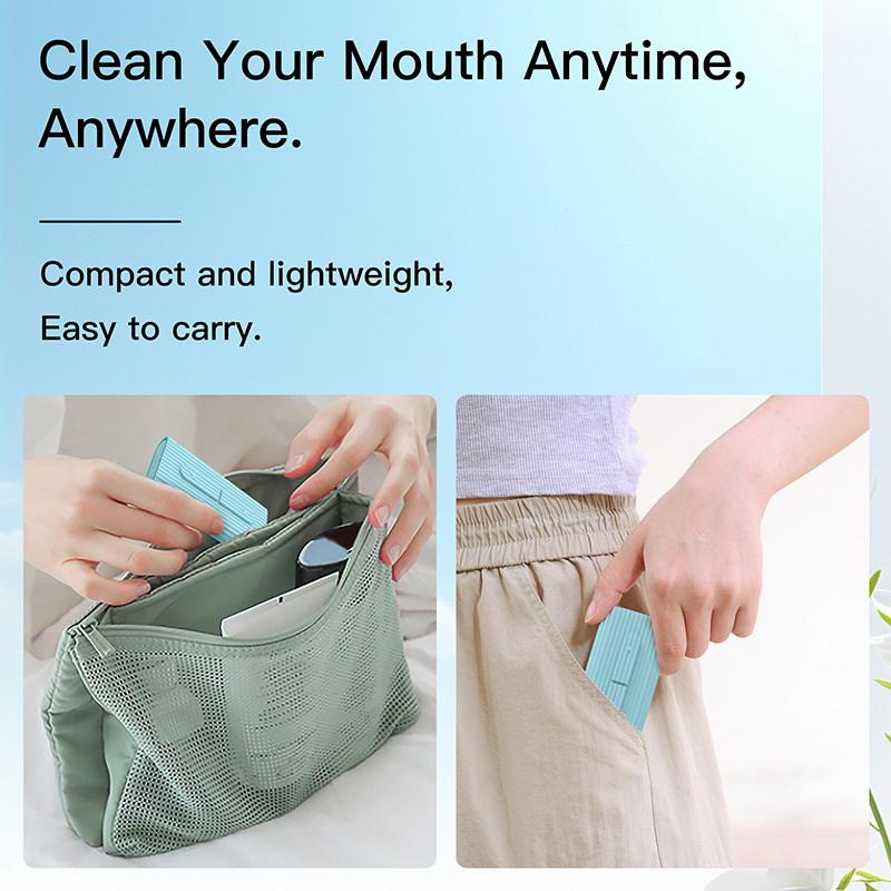 1Pcs Push Pull Dental Floss Dispenser Containing 10Pcs Floss Portable Dental Floss Storage Box Oral Hygiene Care Floss Pick