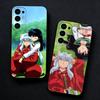 Hot Japan Anime I-Inuyasha Phone Case For Samsung S25,S24,S21,S22,S23,S30,Ultra,S20,Plus,Fe,Note,5G Black Cover