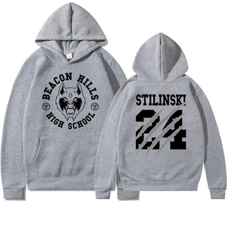 Teen Wolf Stiles Stilinski Inspiriertes Hoodie Herren Freizeit Herbst Grafik Sweatshirt Unisex Streetwear