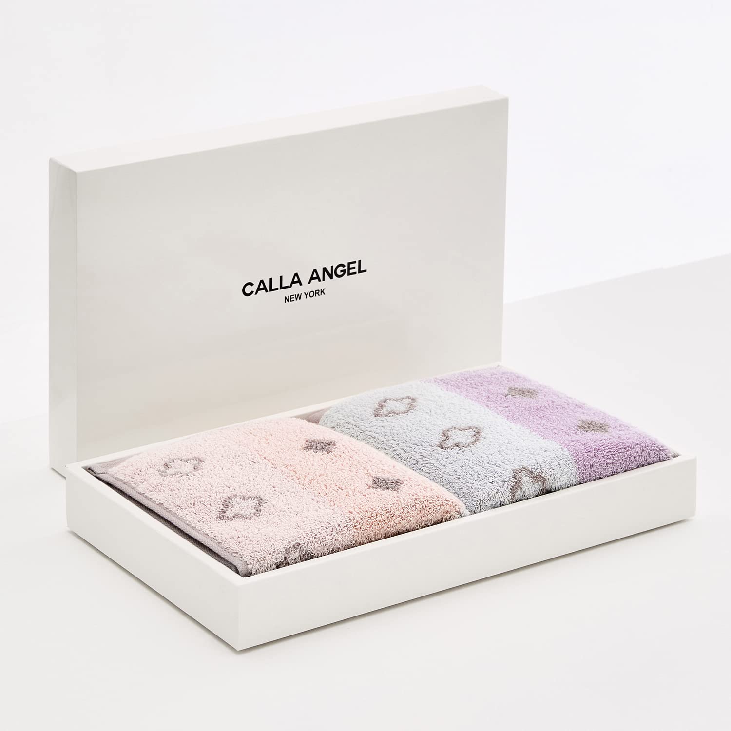 

Calla Angel New York Радужный Клевер для Лица Премиум Свободно Премиум и Высоко Идеальный Набор из 2 Радужный Набор Полотенец, Толстый, Крученый, 100% Хлопок,