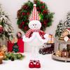 Santa Claus Snowman Elk Telescopic Long Legged Doll Merry Christmas Decorations kids Plush Toys Xmas Ornament new year Doll Gift