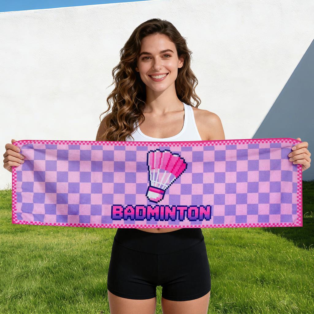 [Polyester Cotton Sports Towel] Wheel Skateboard Enthusiasts Sweat-absorbing Sports Towel Gym Cotton Towel Hand Width