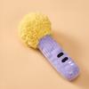Plush Cat Chew Toy Squeaky Stuffed Microphone Kitten Teething Toy Cat Kicker Toy for Indoor Cats Solo Entertainment