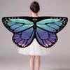 Halloween Cape Realistic Looking Vibrant Color Breathable Ultra-Light Easy-wearing Dress Up Chiffon Halloween Butterfly Wings Toddler Cosplay Costume