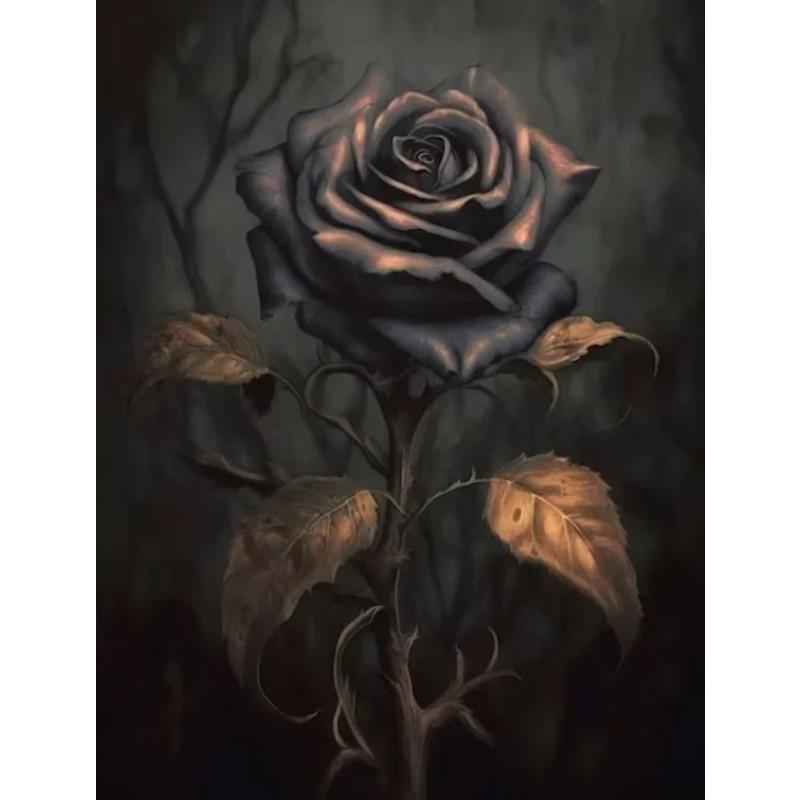 Gothic Dark Fantasy Wall Art  Crow Witch Retro Posters for Living Room  Halloween Horror Canvas Painting Print  Home Decor