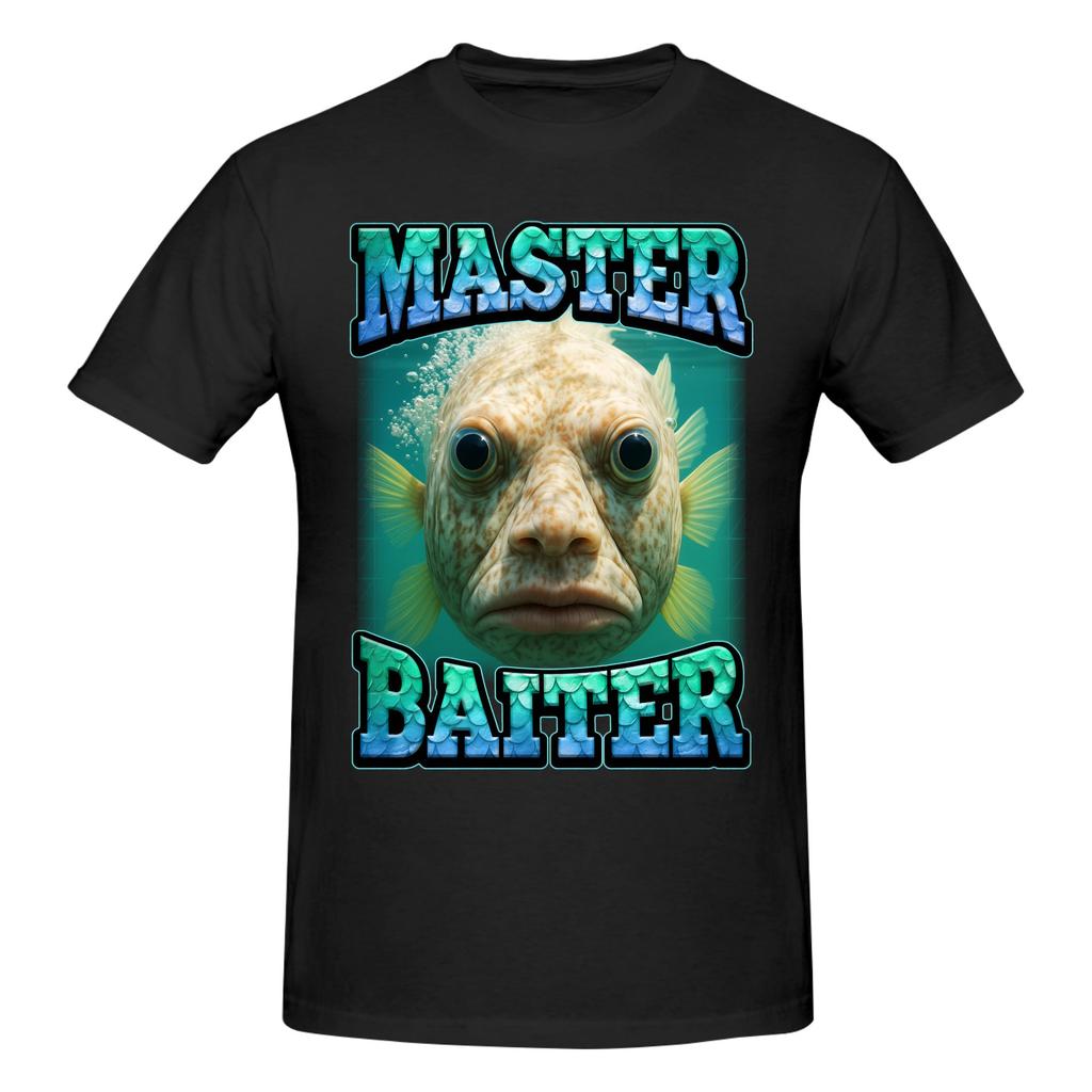 Fih Funny Meme T Shirt Men Women Short Sleeve Graphic Fish Fishing Clothing Streetwear Summer Loose Fit Pure Cotton Tee Tops