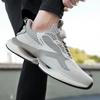 2025 new sports shoes men's rotating button running shoes ultra-light shock-absorbing mesh breathable men's shoes live broadcast