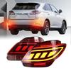 Sequential Turn Signal Brake Tail Light LED Rear Bumper Reflector For Lexus RX350 2009- 2015 Auto Accessories