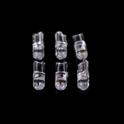 10Pcs T5 LED Super Bright Cob Lights Wedge Dashboard Gauge Car Warning Indicator Instrument Cluster Lamp