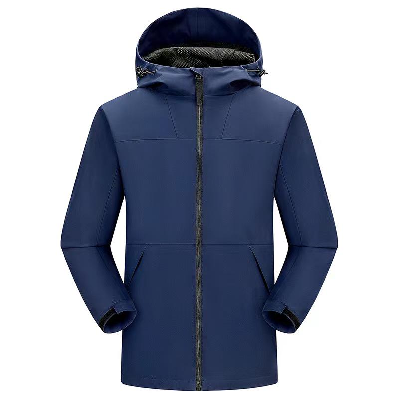 Customized Waterproof Windproof Unisex Mountaineering Jacket - Outdoor Workwear Windbreaker Outerwear