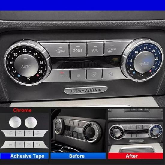 For Mercedes Benz W204 W164 C218 X164 X204 Car Console Air AC ZONE Switch Cover