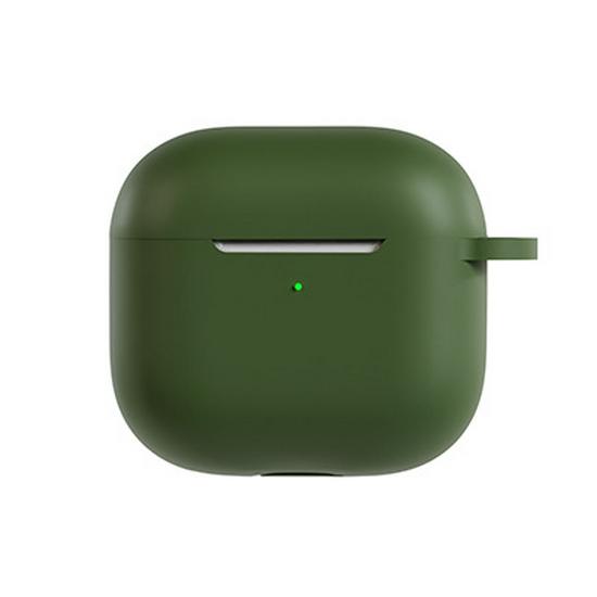 Solid Color Silicone Protective Case for AirPods 4 - 4th Gen Bluetooth Headset Cover