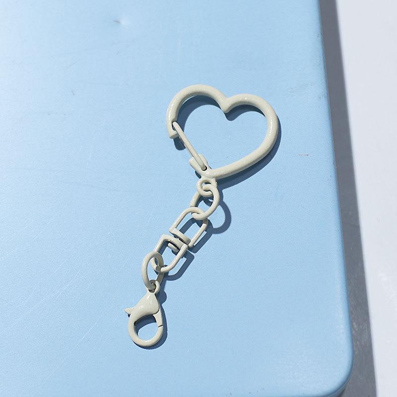 Heart Figure Eight Lobster Clasp Keychain DIY Beads Bag Pendant Accessories