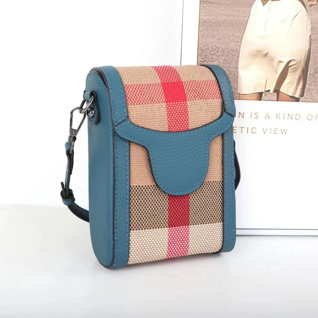 New Casual Shoulder Bags Simple Multifunctional Leather Fashionable Mobile Phone Bag High Quality Women's Diagonal Bag