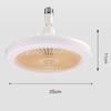 Modern Aromatherapy Fan Light E27 Hanging Light with Fan for Bedroom Living Room with Remote