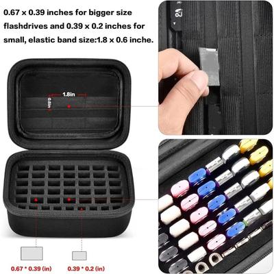 Hard Shell USB Flash Drive Case Shockproof Carrying Case for Samsung/SanDisk/Kingston Office