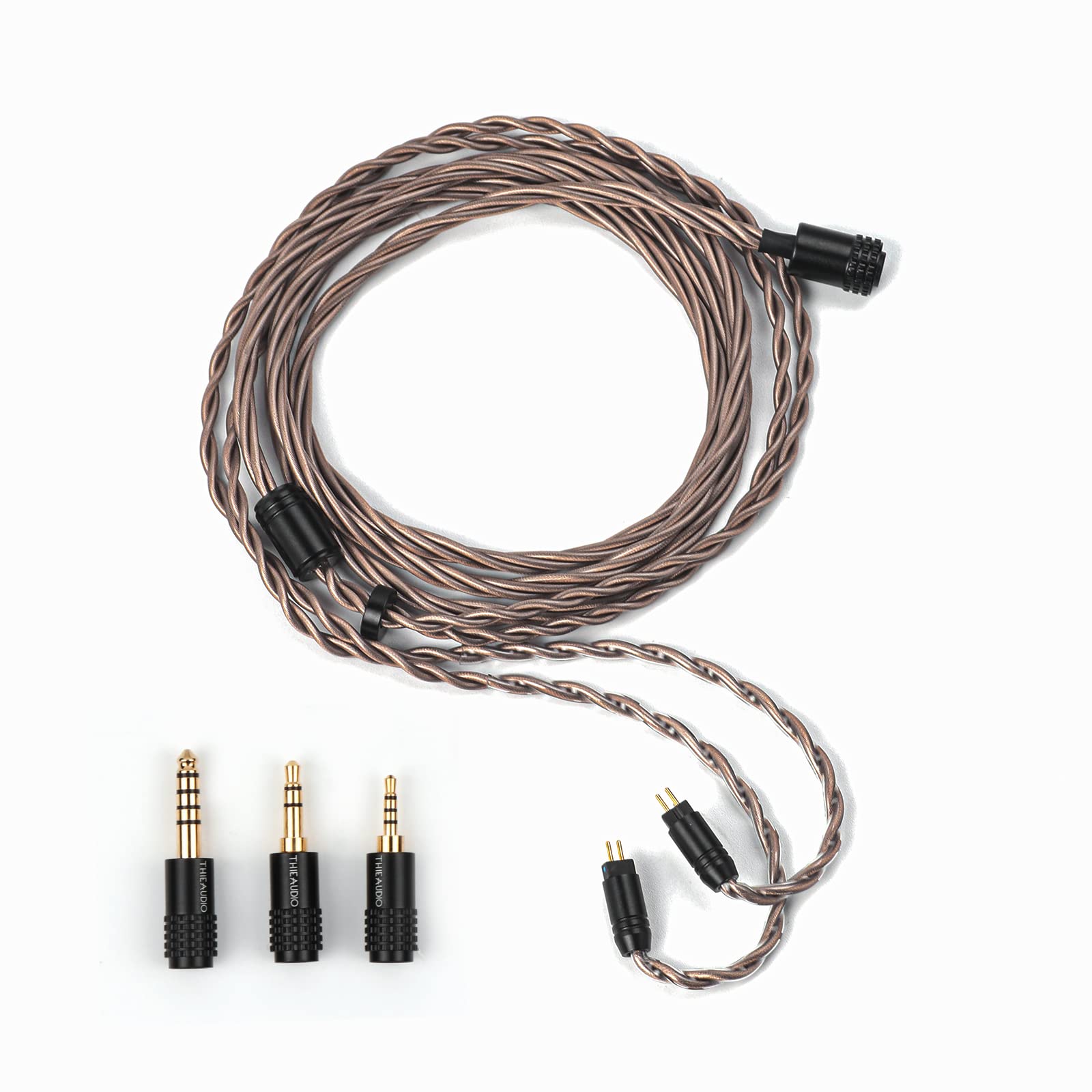 

Оригинальный кабель для обновления наушников THIEAUDIO Prestige Oracle MKII. Подходит для наушников со стальным штекером. Мягкий внешний материал из ПВХ. коричневый