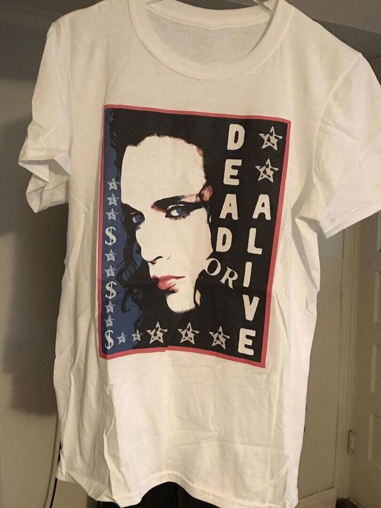 

Pete Burns Dead or Alive Band White Shirt Cotton Adult S-5XL UB085 L