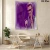 Live Performance Acoustic Guitar Showcase Tapestry Fashion Print Wallmounted Christmas Gift Home Decor Background Cloth