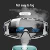 Kailleh KE003 Anti-Splash Impact-Resistant Protective Glasses for Lab, Cycling, and Dust Resistance.