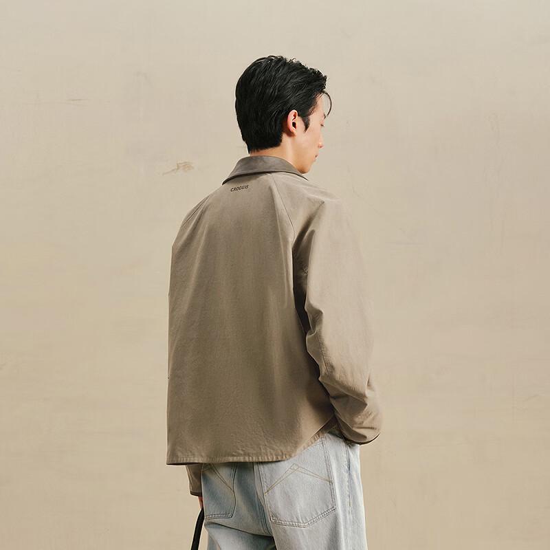 CROQUIS Men's Fall Casual Loose-Fit Collared Jacket