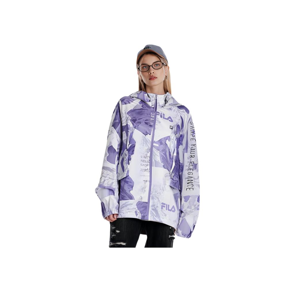 New FILA Fitness Series Jackets & Coats Women's All Over Print A11W421706F-ZA