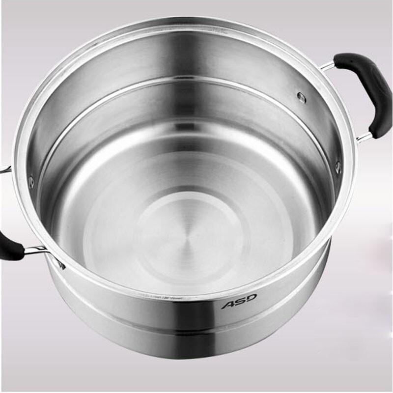 Aishida 26cm Zweilagiger Edelstahl-Dampfgarer