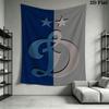 Dynamo Moscow Spirit Wall Hanging Printed Fabric Blanket Decorative Tapestries for Bedroom Living Room Home Decor