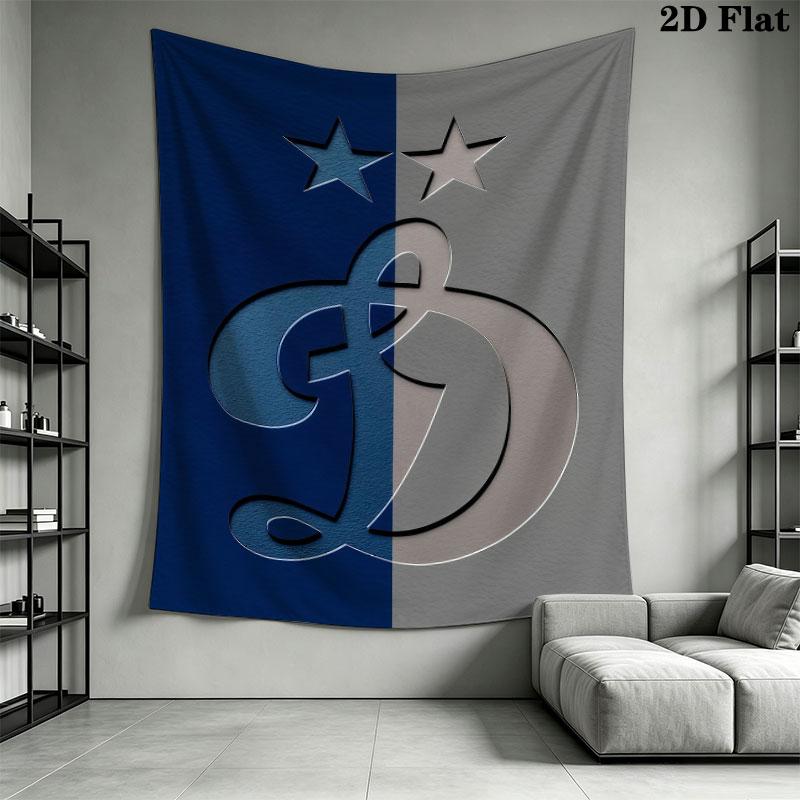 Dynamo Moscow Spirit Wall Hanging Printed Fabric Blanket Decorative Tapestries for Bedroom Living Room Home Decor