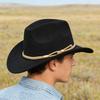 Cappelli da Cowboy Occidentali Classici Stile Unisex Elegante Per Attività All'Aperto e Abbigliamento Casual Fibra di Poliestere