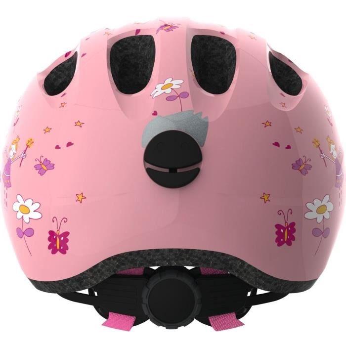 ABUS Casque de vélo enfant Smiley 2.0 Rose Princess - Rose