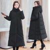 Cotton-padded Women's Literary and Artistic Retro Loose Large Size Ethnic Style Long Thick Coat