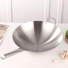 YiCang 30cm 316 Stainless Steel Round Bottom Wok