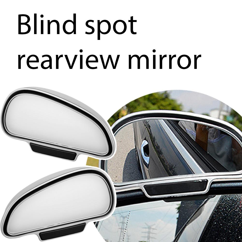 Side View Blind Spot Mirror, Car Mirror Wide Angle Side Mirror Adjustable Attach On Rear View Mirror For Car SUV Motorcycle C8W3