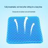 Honeycomb Gel Seat Cushion - Cooling, Breathable & Anti-Pain Chair Pad for Summer