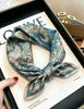 [111 mulberry silk] Bonas women's silk small square scarf silk scarf 11 new autumn and winter gift mother small scarf