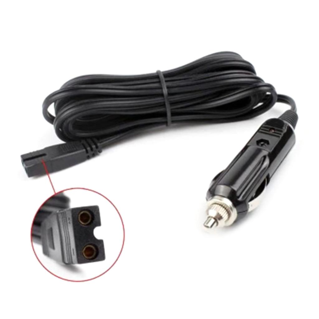 Replacement 2 Pin Cable Car Cool Box Fridge 12V Plugs Wire Power Cable Cigarette Lighter Plugs Cable