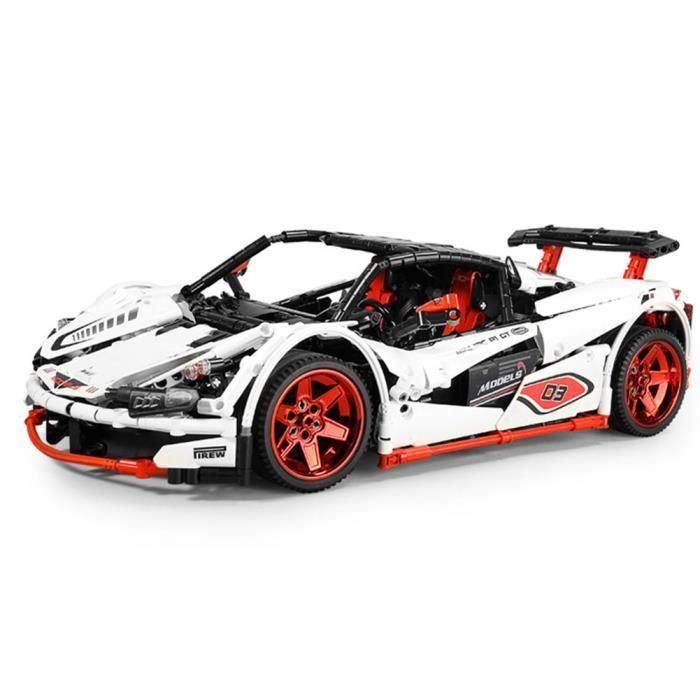 1-10 13067 Compatible Racing Car Building Blocks Toys for Children Icarus Sports Car