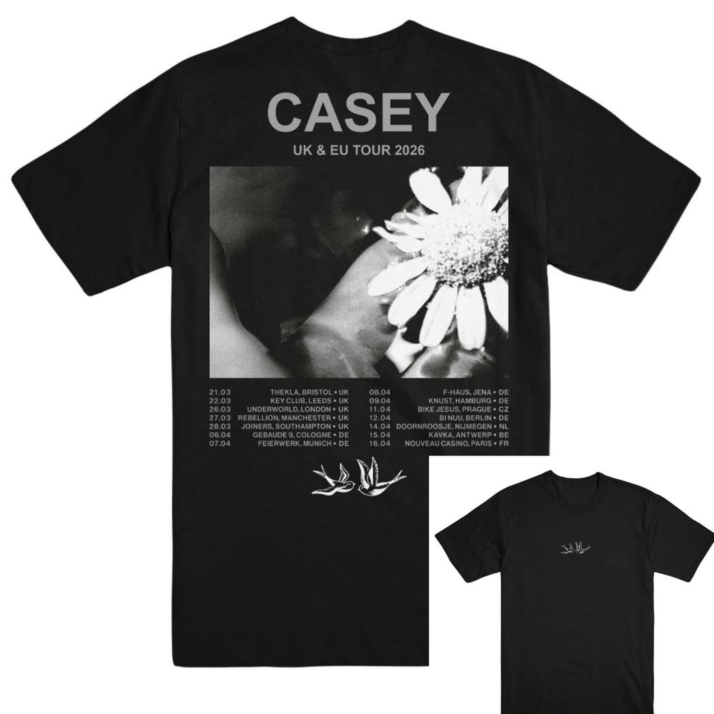 CASEY Tour April 2026 Band TShirt Cotton Graphic Tee Unisex Unisex Summer Streetwear