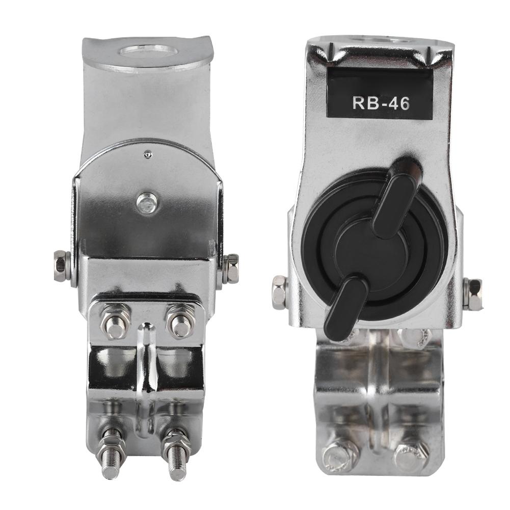 Vehicle Antenna Mount Bracket For Car Radio Adjustable Antenna Bracket(Silver)