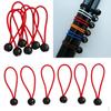 12 Pieces Heavy Duty Ball Cord Tarp Tent Tope Red 6 Inch
