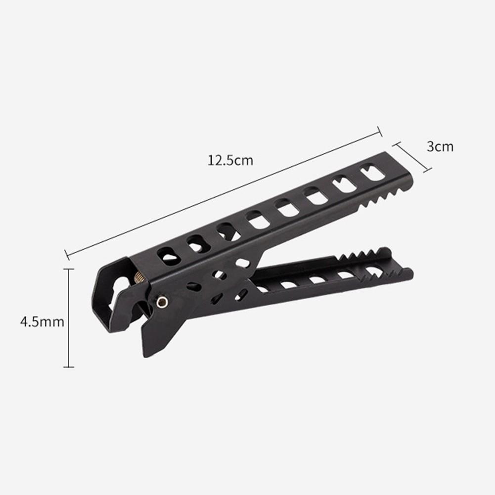 

Защищающий от ожогов зажим для кастрюли, щипцы для барбекю, аксессуары для пикника на открытом воздухе Black
