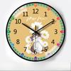 12-inch 30cm Learning Early Education Automatic Timing Radio Clock Home Living Room Bedroom Mute Clock Hanging