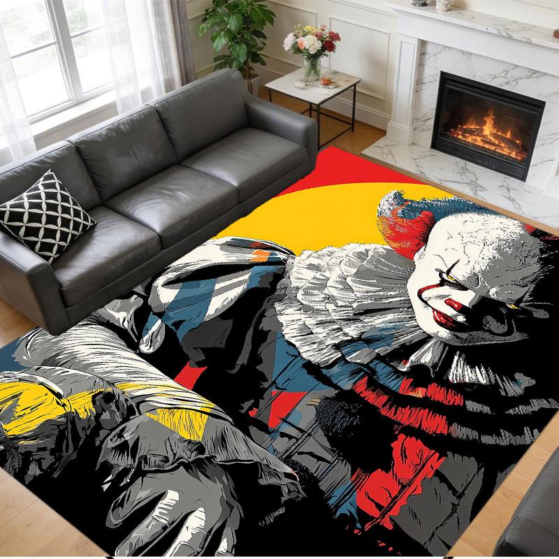 Crystal Velvet Rug Soft Non Slip Indoor Floor Mat Home DecorIT Pennywise