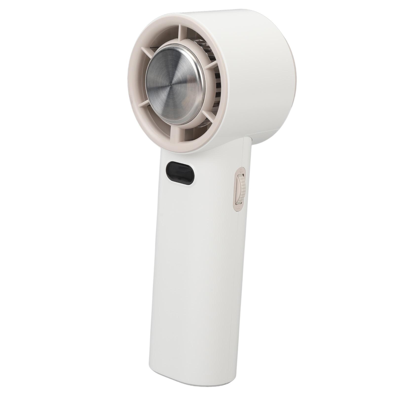 Handheld Cooling Fan High Speed USB Charging Portable Screen Display   Fan with Ice Compress for Travel Outdoor