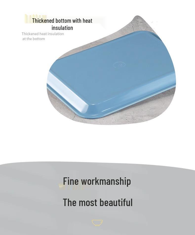 Kaibaiya Rectangular Melamine Tray: Versatile Plastic Tray for Appetizers, Tea, Meals, and Breads