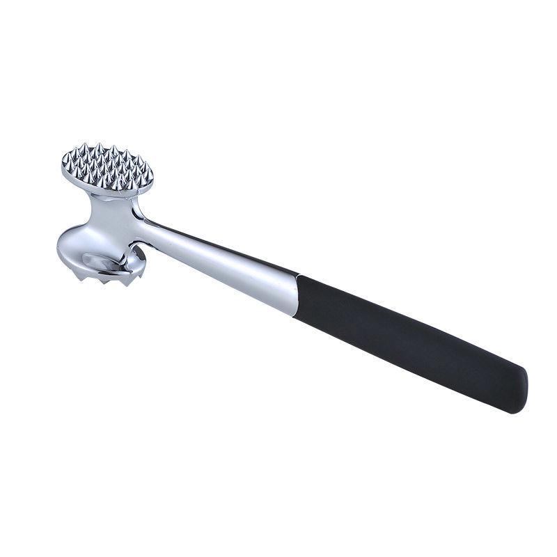Double-sided Zinc Alloy Meat Tenderizer Hammer - Kitchen Tool for Breaking Tendon and Loosening Meat